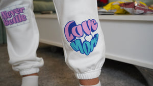 90's Edition White Sweatpants